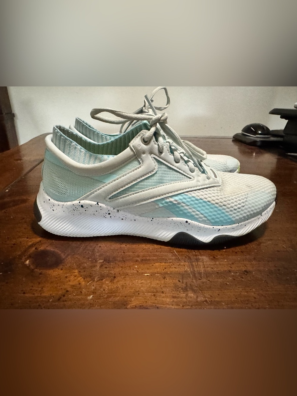 Reebok Women's Blue and White Athletic Sneakers